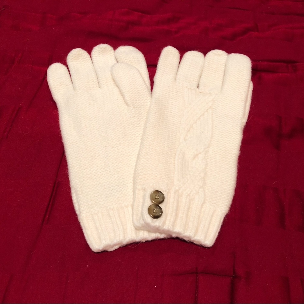 Lands End Cable Knit Gloves